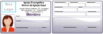 Cartão de Membro - lilas