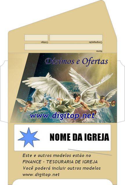 Envelope dizimos oferta